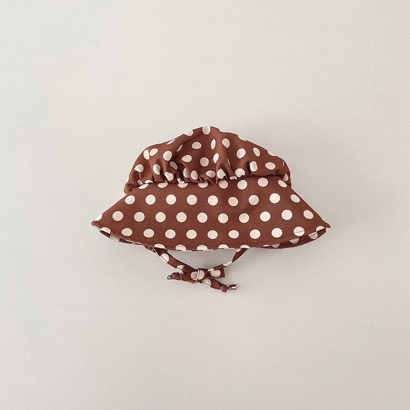 Gorro de lunares para bebés al por mayor